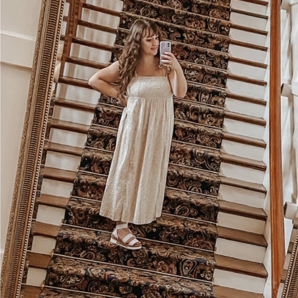 Old Navy Tie Shoulder Maxi Dress